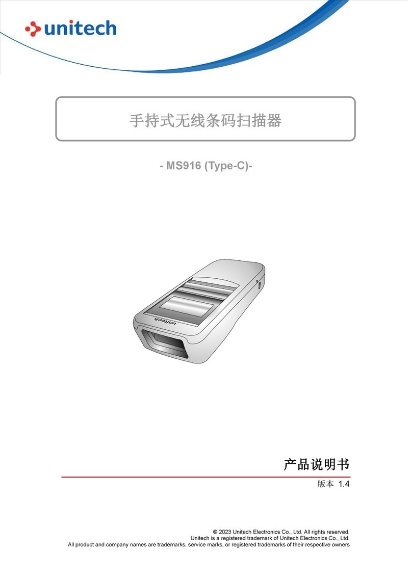 Unitech MS916 User manual