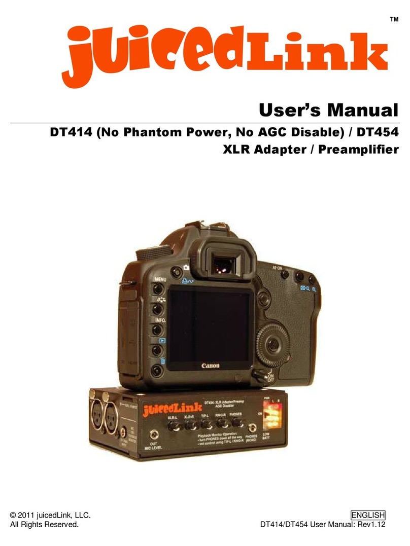 juicedLink DT414 user manual