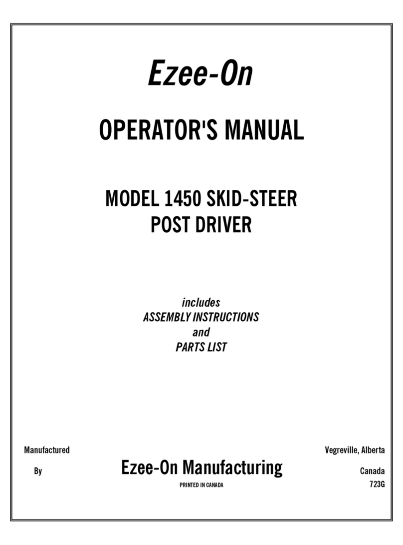 Ezee-On 1450 Operator's manual