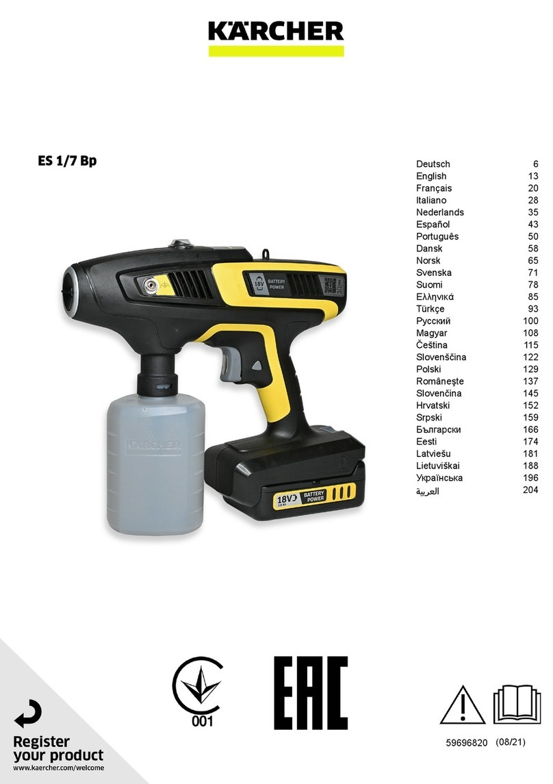 Kärcher ES 1/7 Bp User manual