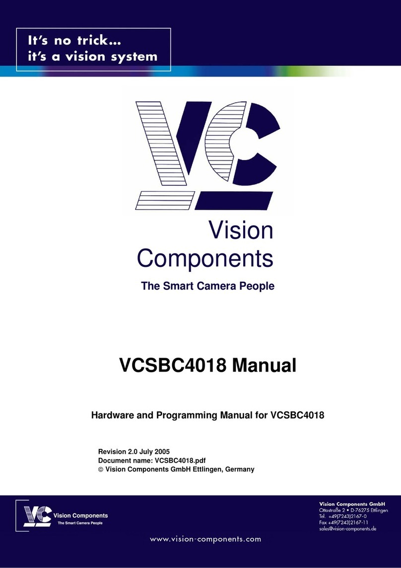 Vision Components VCSBC4018 User manual
