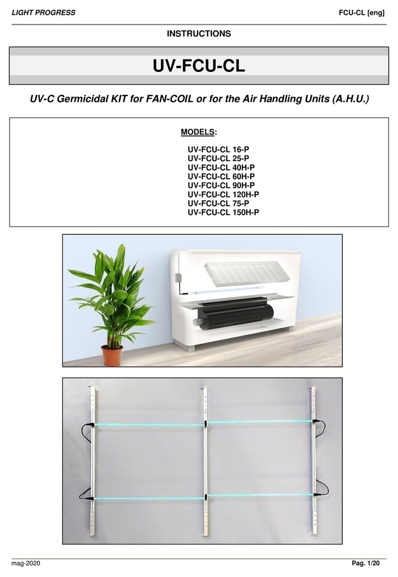 Light Progress UV-FCU-CL Series instructions