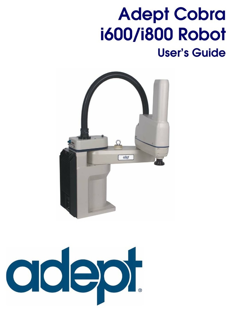 adept technology Adept Cobra i600 user guide
