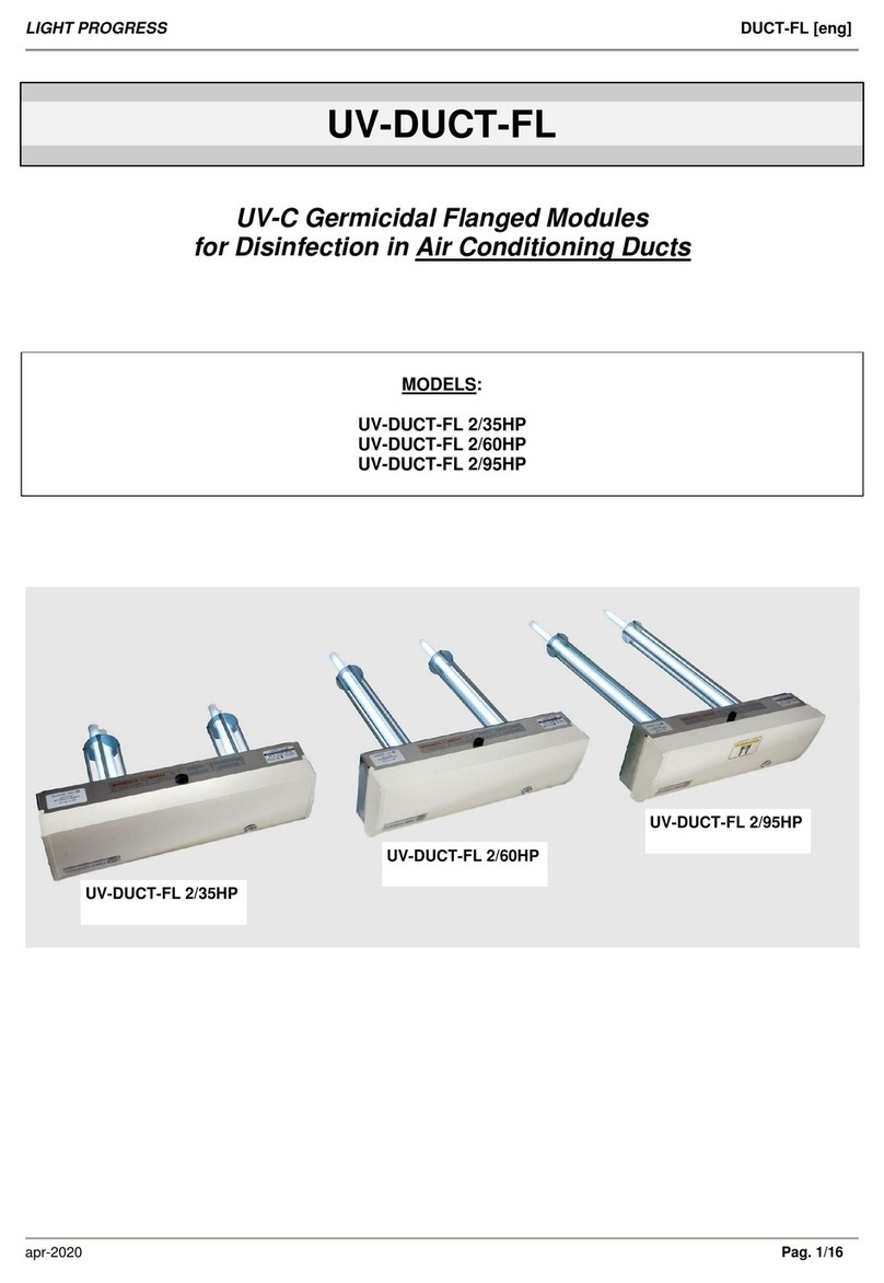 Light Progress UV-DUCT-FL Series manual