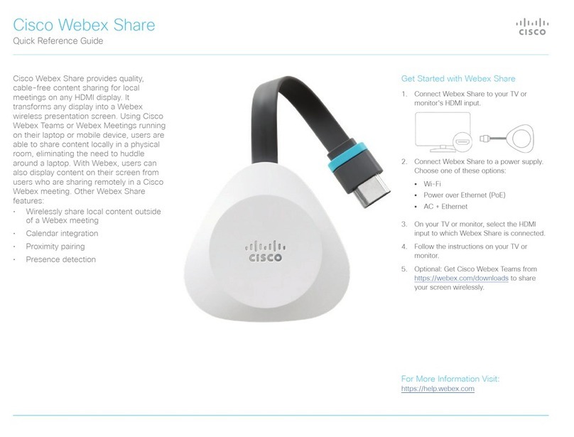 Cisco Webex Share User manual