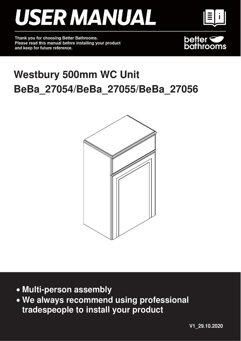 Better Bathrooms Westbury BeBa 27054 User manual Better Bathrooms Westbury BeBa 27054 User manual