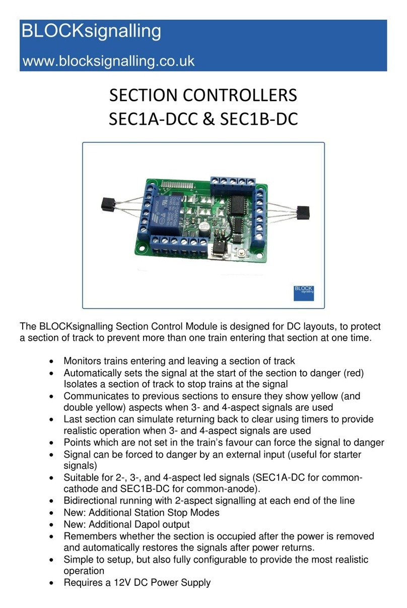 BLOCKsignalling SEC1A-DCC User manual
