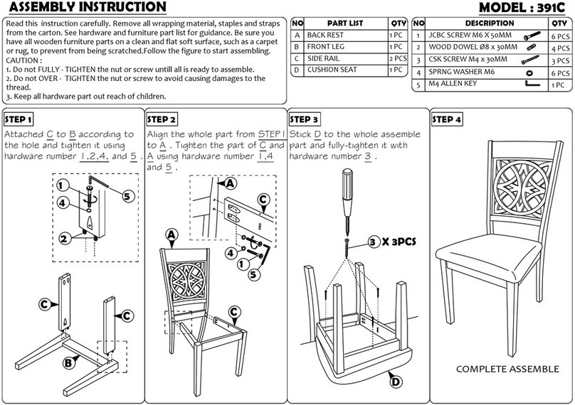 Baxton Studio 391C User manual Baxton Studio 391C User manual