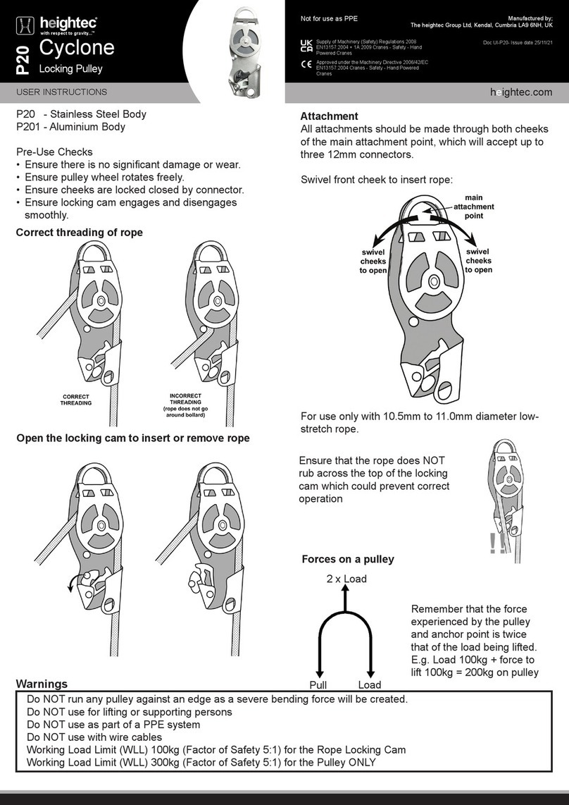 heightec Cyclone P20 User instructions
