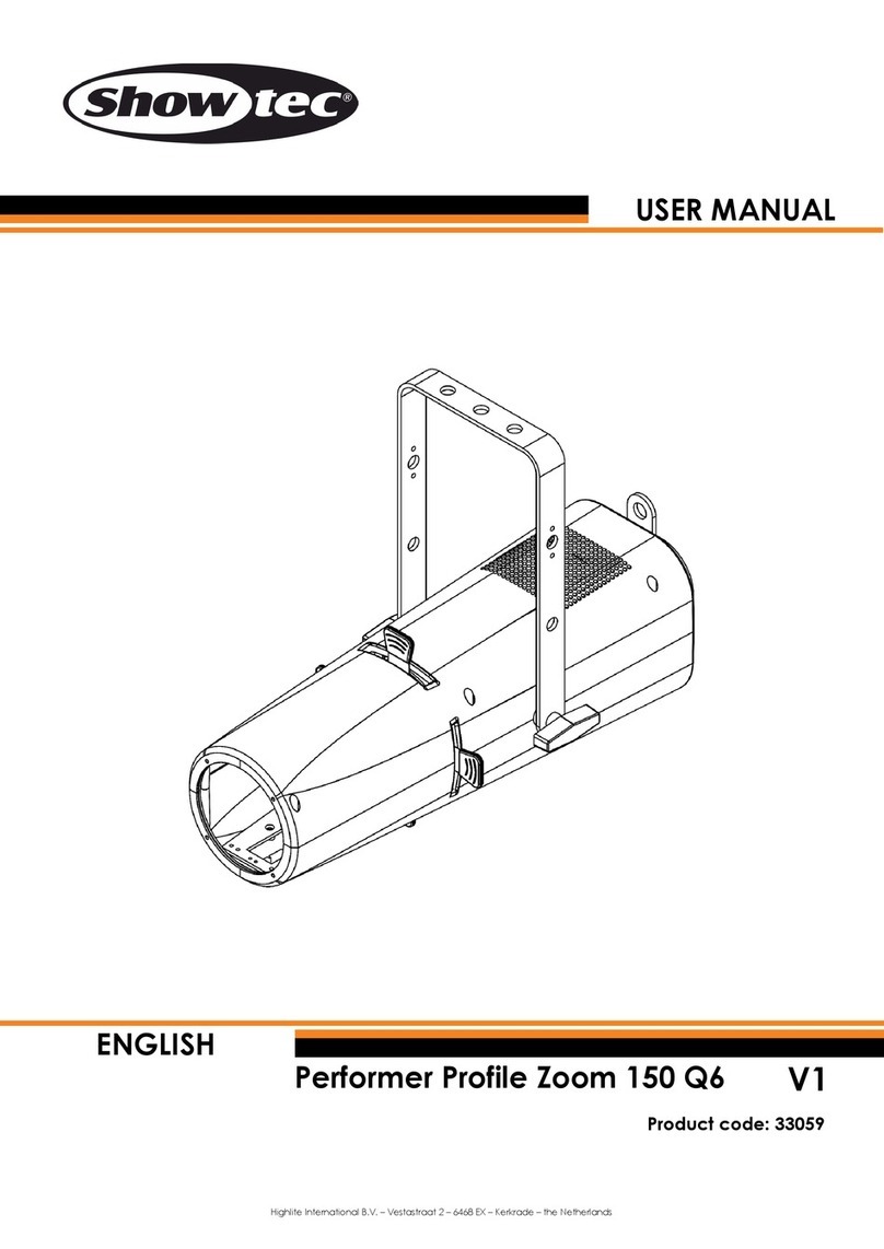 Show Tec Performer Profile Zoom 150 Q6 User manual