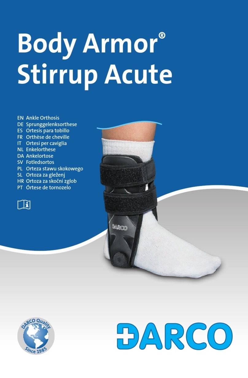 Darco Body Armor Stirrup Acute User manual