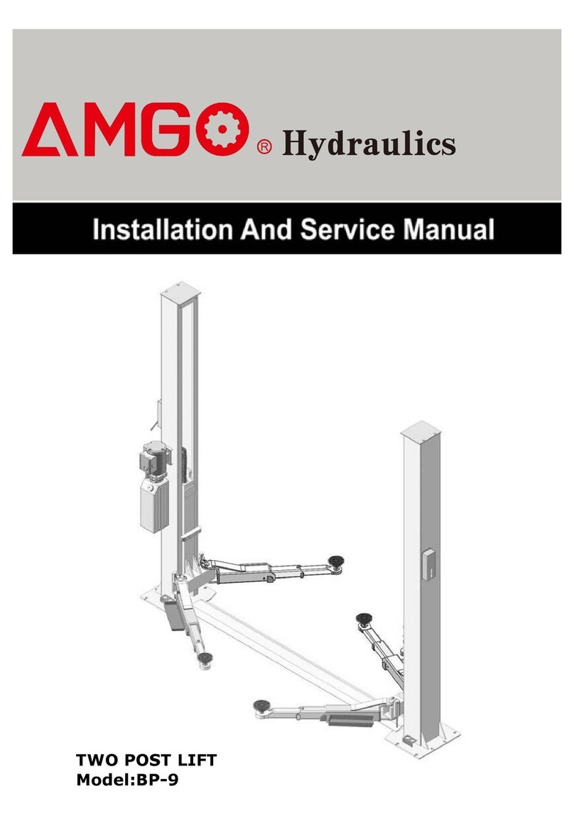 AMGO BP-9 Installation and service manual
