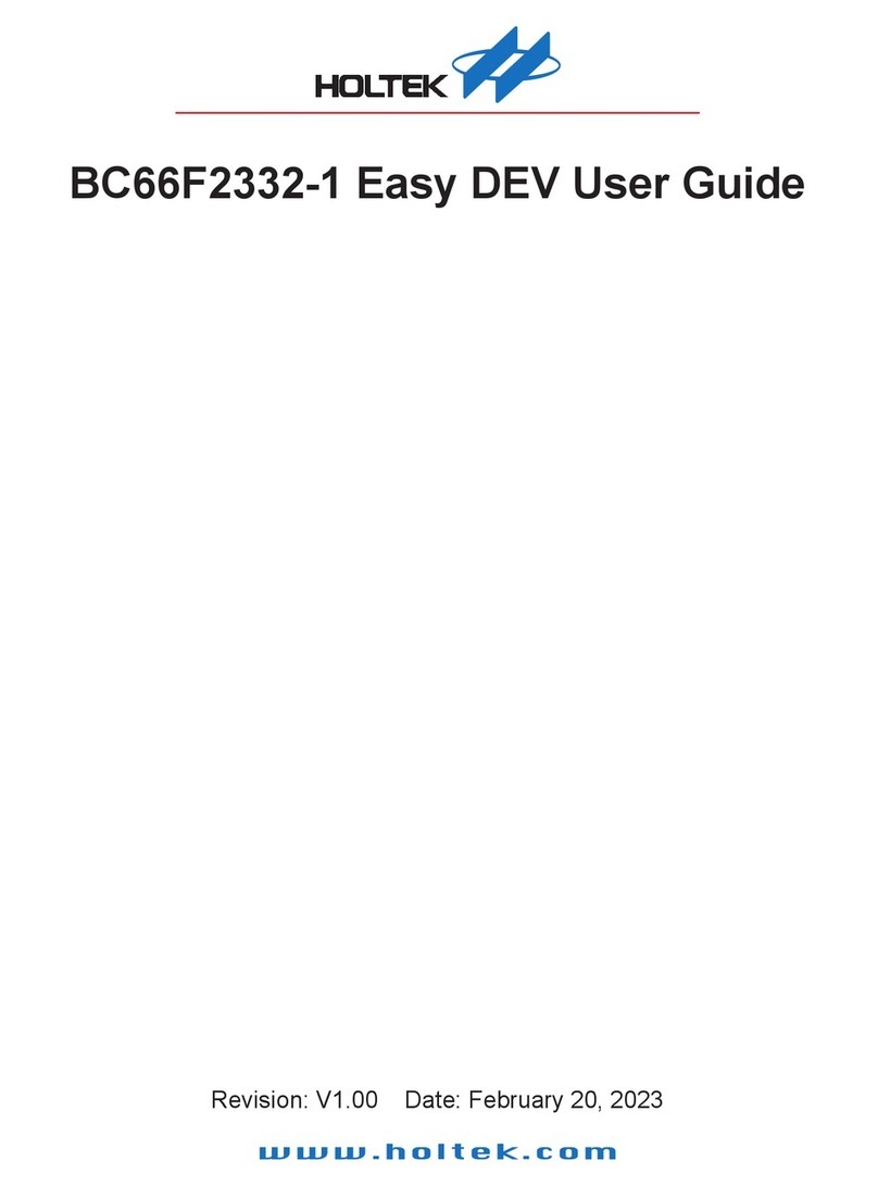 Holtek BC66F2332-1 User manual