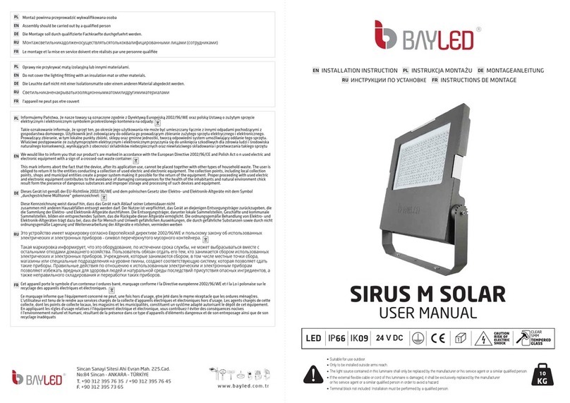 BAYLED SIRUS M SOLAR User manual
