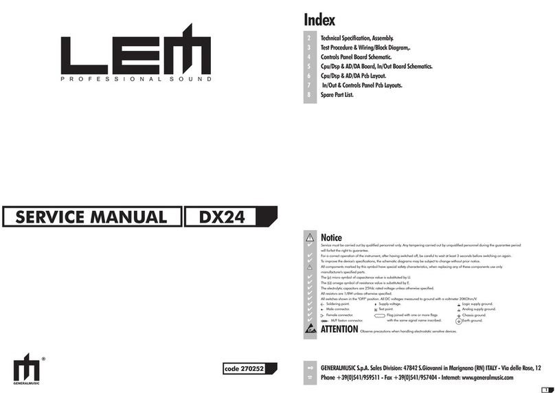 LEM DX 24 User manual