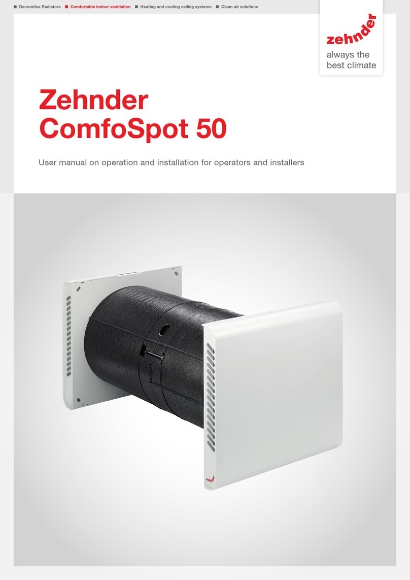 Zehnder Rittling ComfoSpot 50 manual
