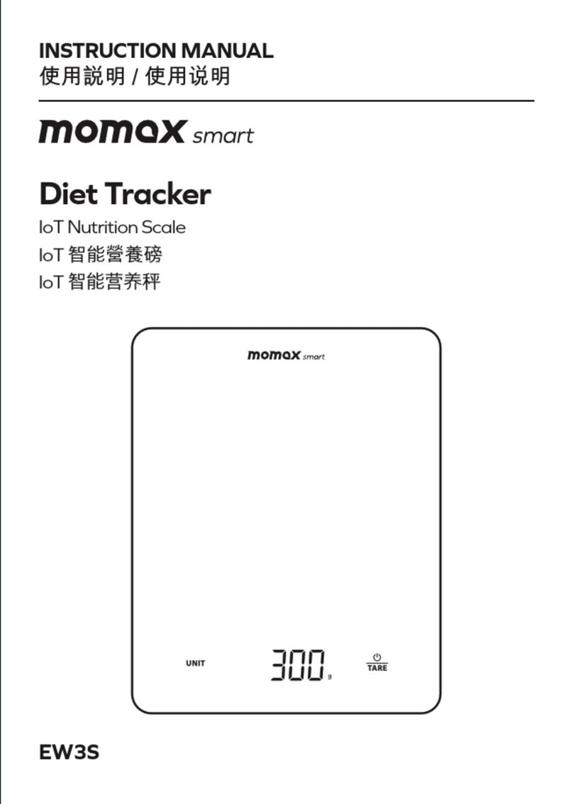 Momax smart Diet Tracker instruction manual