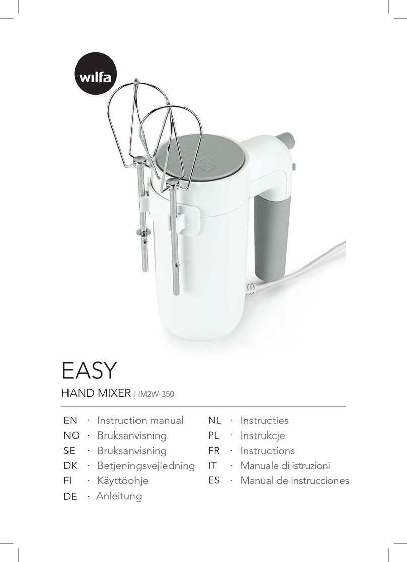 Wilfa EASY HM2W-350 instruction manual
