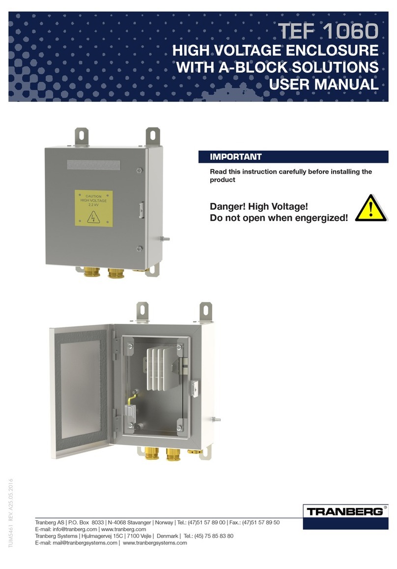Tranberg TEF 1060 user manual Tranberg TEF 1060 user manual