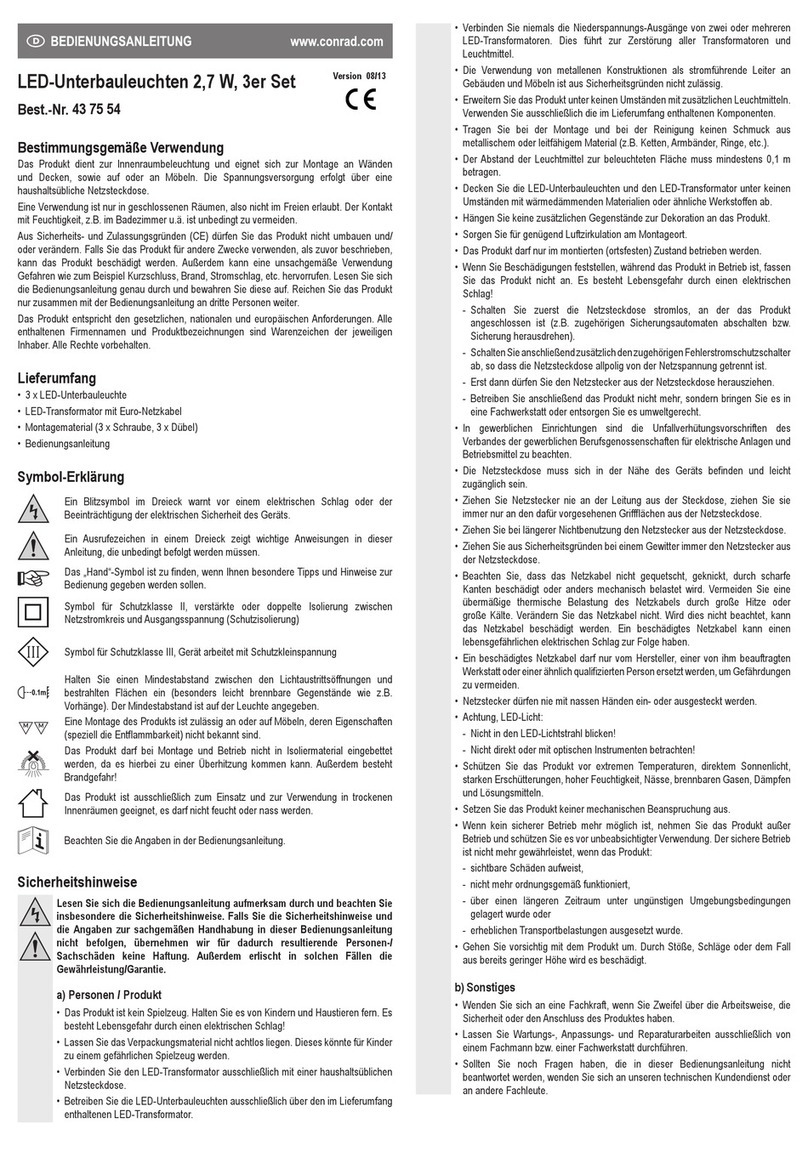 Conrad 43 75 54 operating instructions