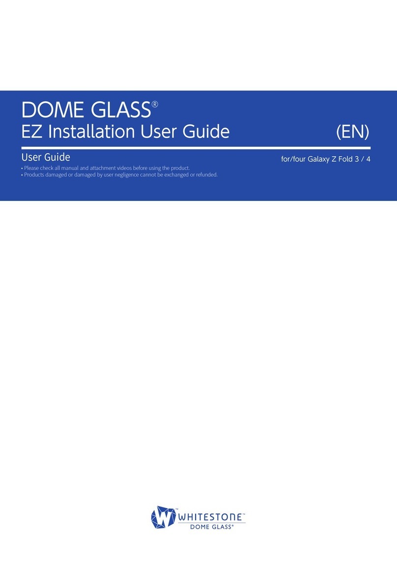 Whitestone DOME GLASS User manual