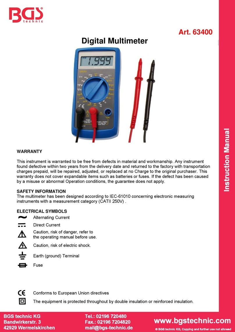 BGS technic 63400 instruction manual