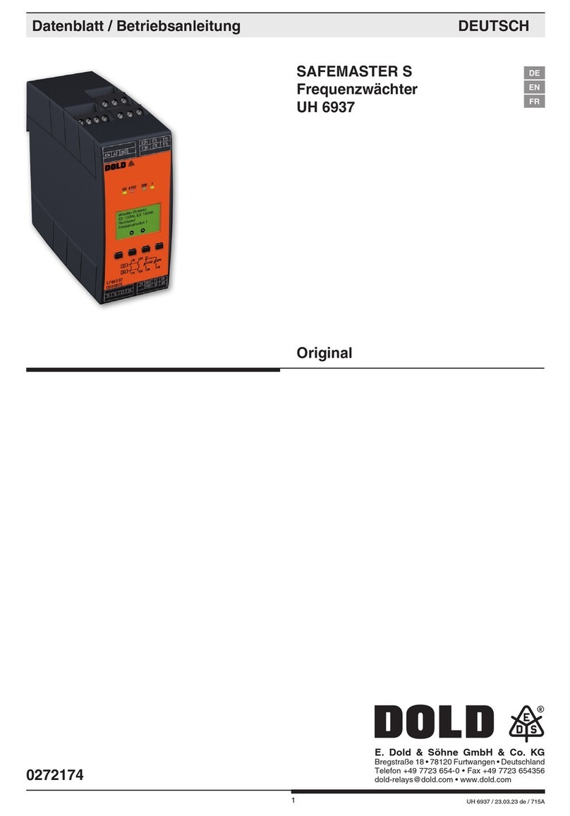 DOLD SAFEMASTER S User manual