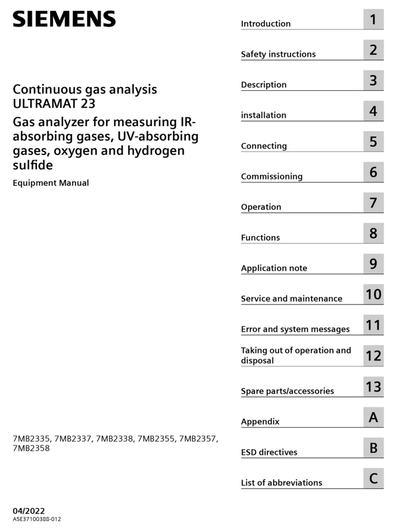 Siemens ULTRAMAT 23 Series Technical Document Siemens ULTRAMAT 23 Series Technical Document