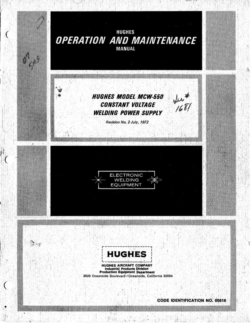 Hughes MCW-550 Operation and maintanance manual