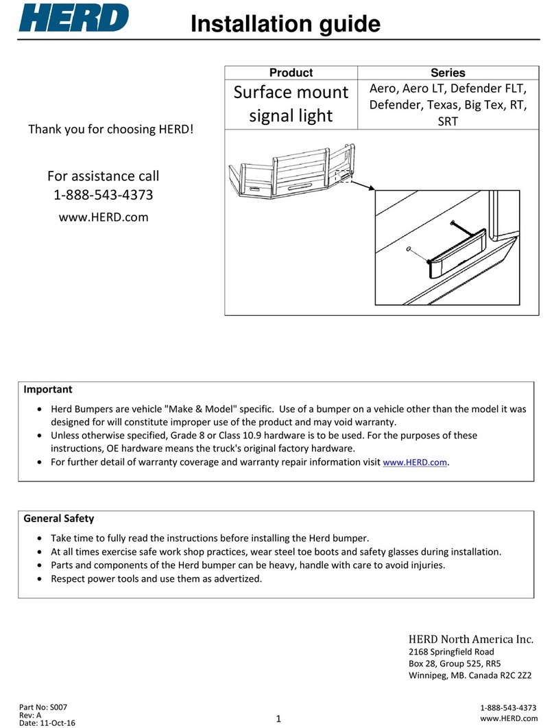 Herd Aero Series User manual