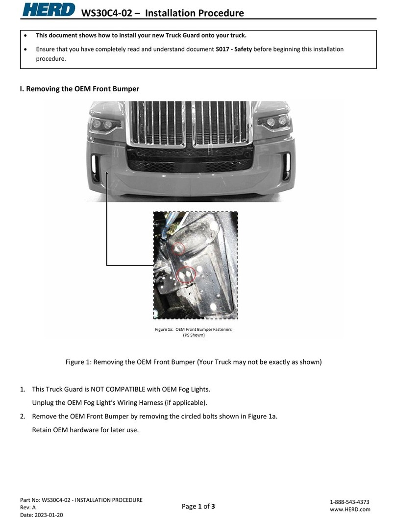 Herd WS30C4-02 INSTALLATION PROCEDURE Herd WS30C4-02 INSTALLATION PROCEDURE