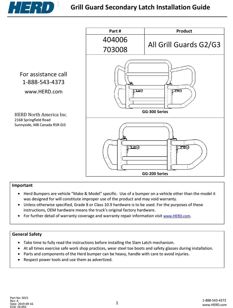 Herd 404006 User manual