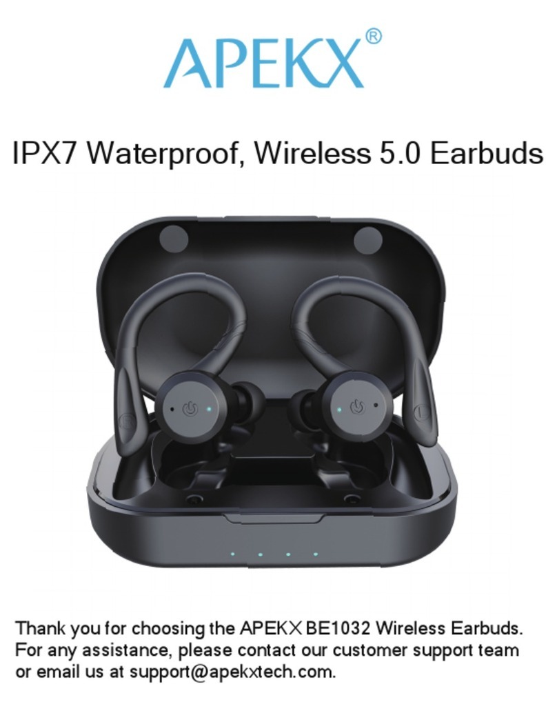 APEKX BE1032 instruction manual