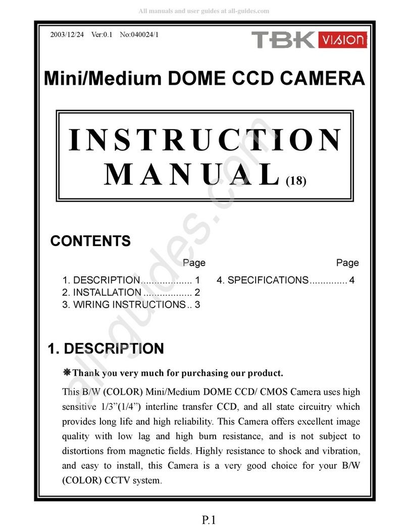 TBK vision M71HF User manual