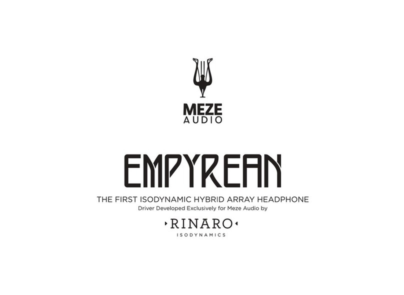 Meze Audio RINARO ISODYNAMICS EMPYREAN instruction manual