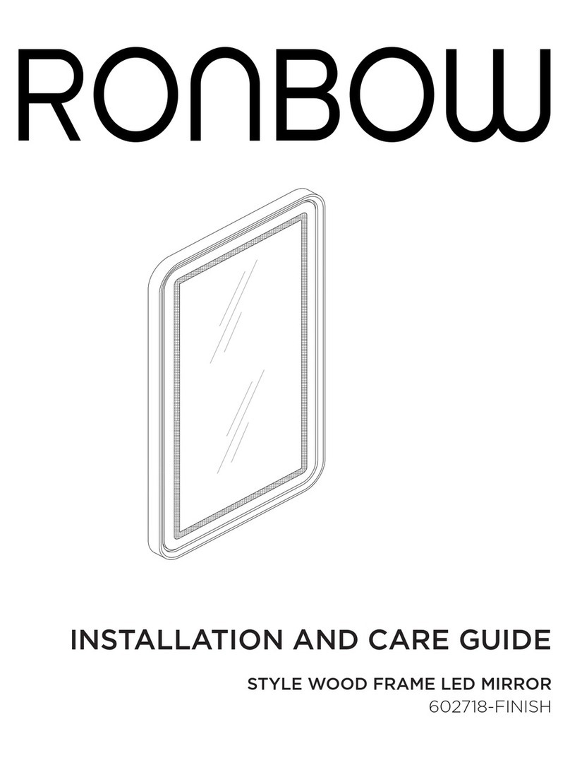 Ronbow Taylor 602718-FINISH Installation and care guide
