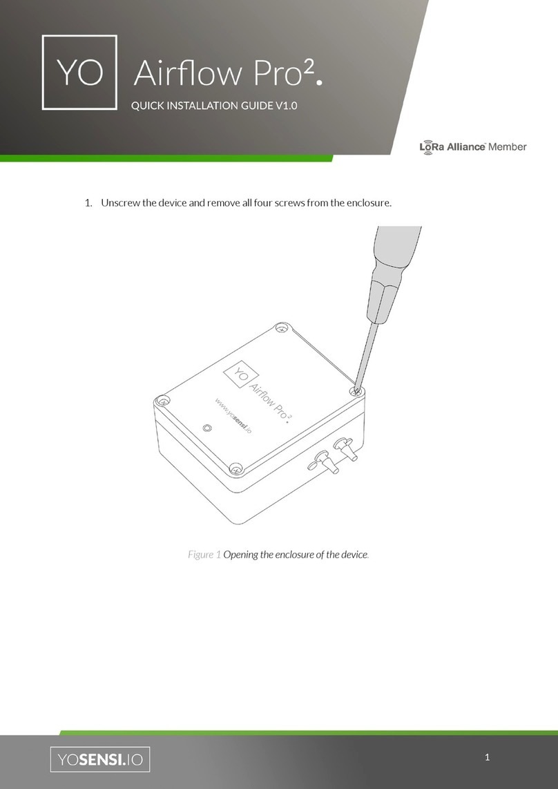 YOSensi Airflow Pro2 Quick installation guide