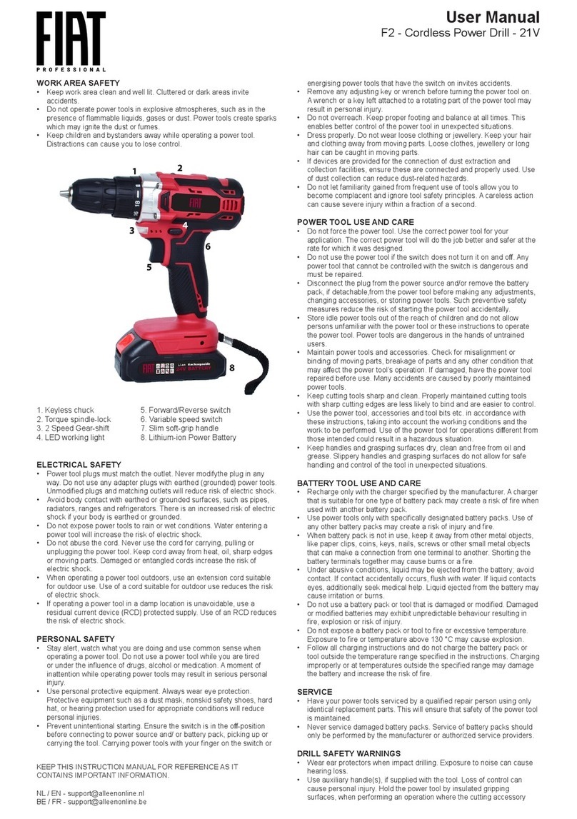 Fiat F2 user manual