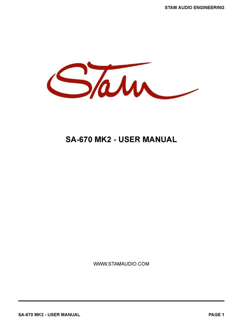 Stam Audio SA-670 MK2 user manual