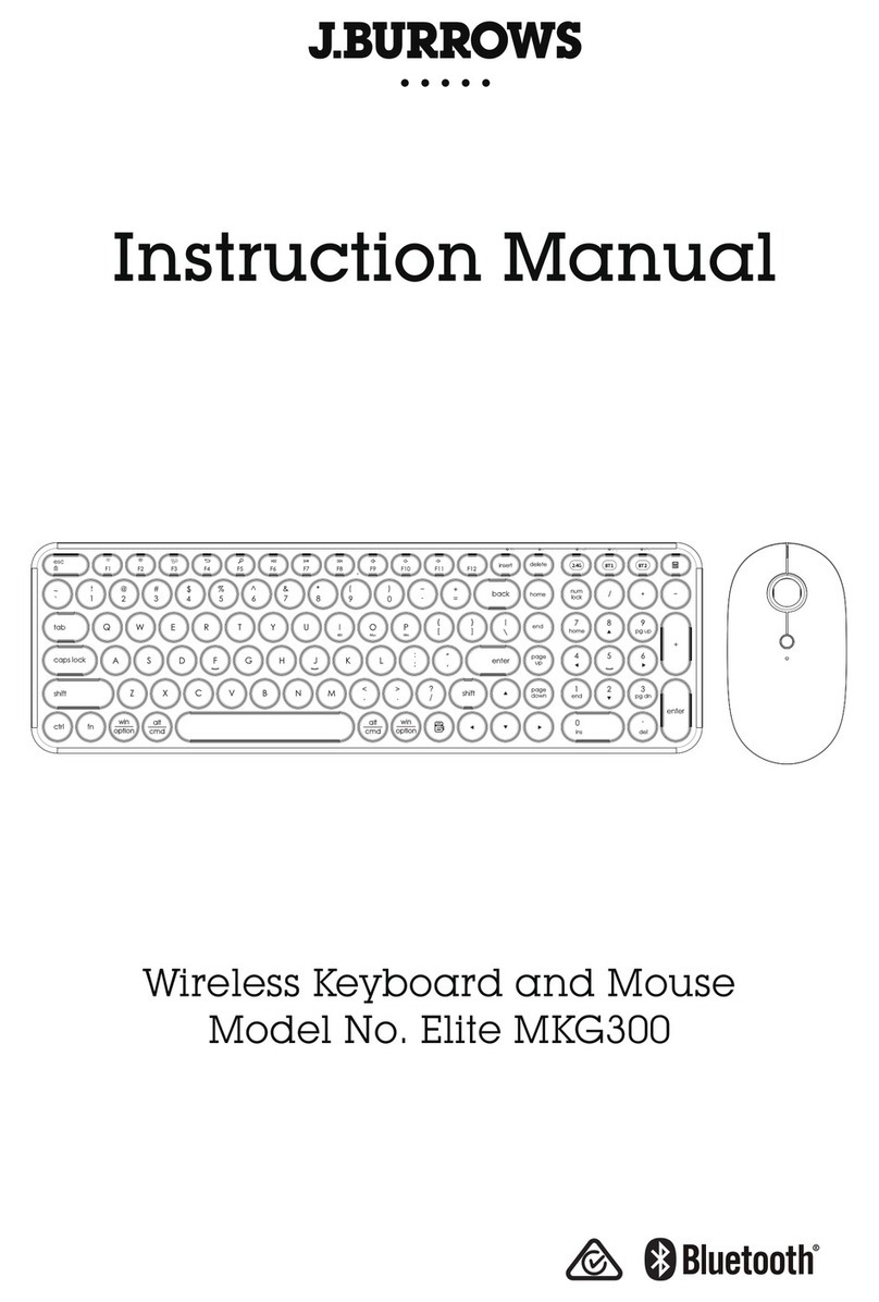 J.Burrows Elite MKG300 User manual