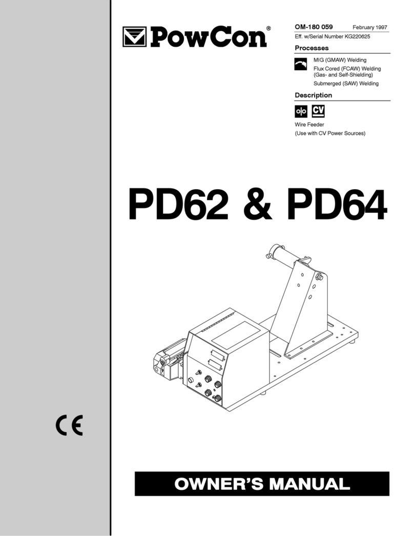 PowCon PD62 owner's manual