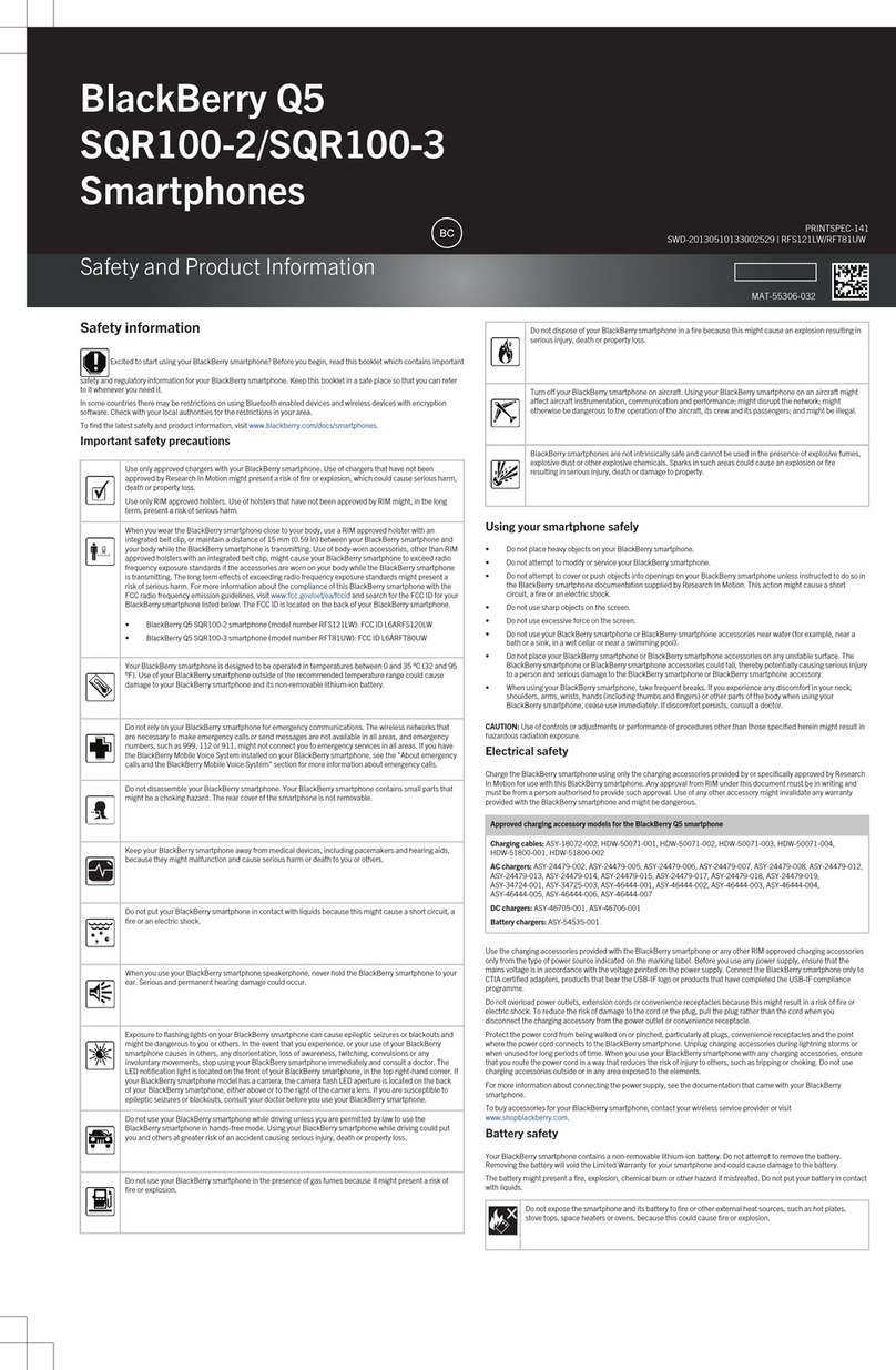 Blackbe;rry Q5 User manual