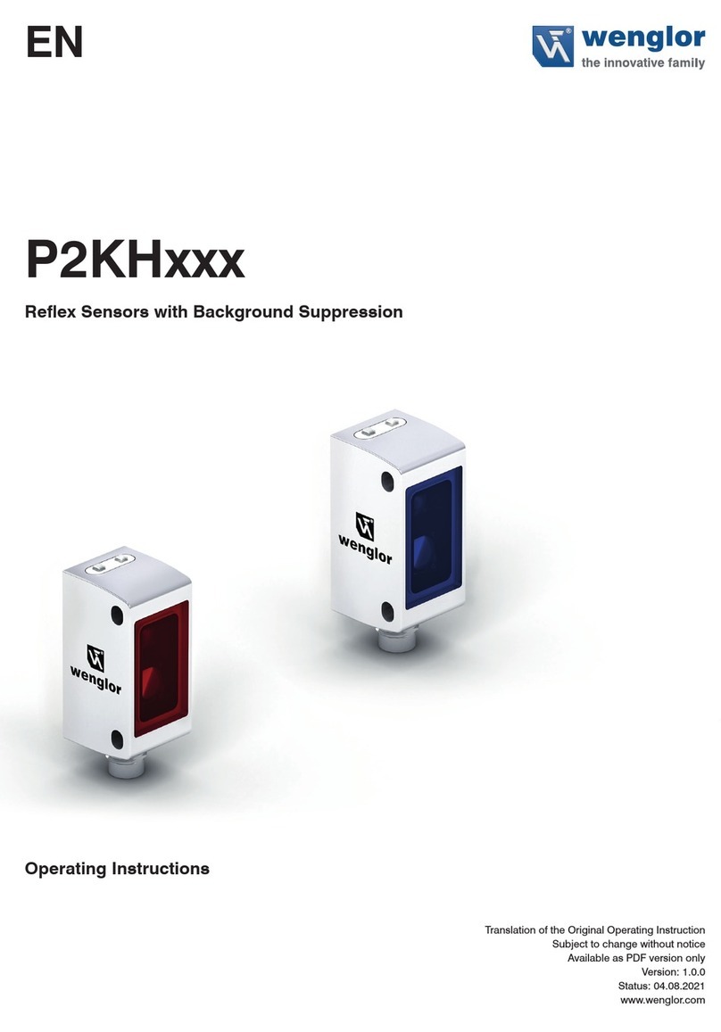 Wenglor P2KH002 operating instructions