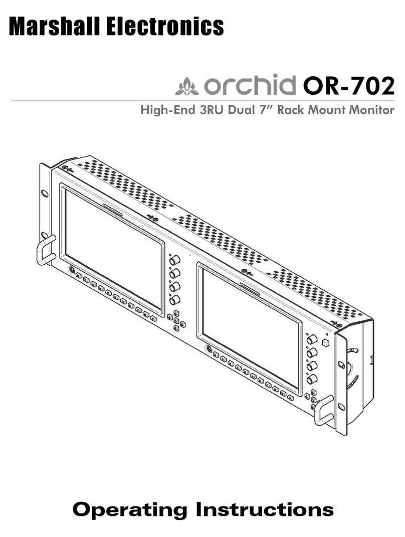 Marshall Electronics Orchid OR-702 User manual Marshall Electronics Orchid OR-702 User manual