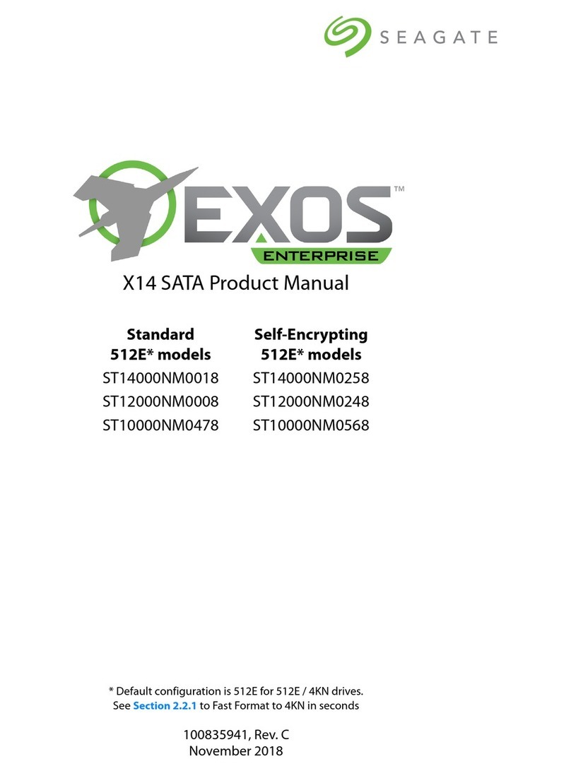 Seagate Exos X14 User manual