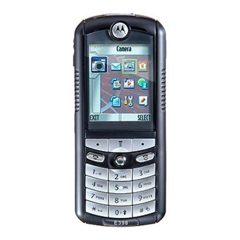 Motorola E398 series Guide Motorola E398 series Guide