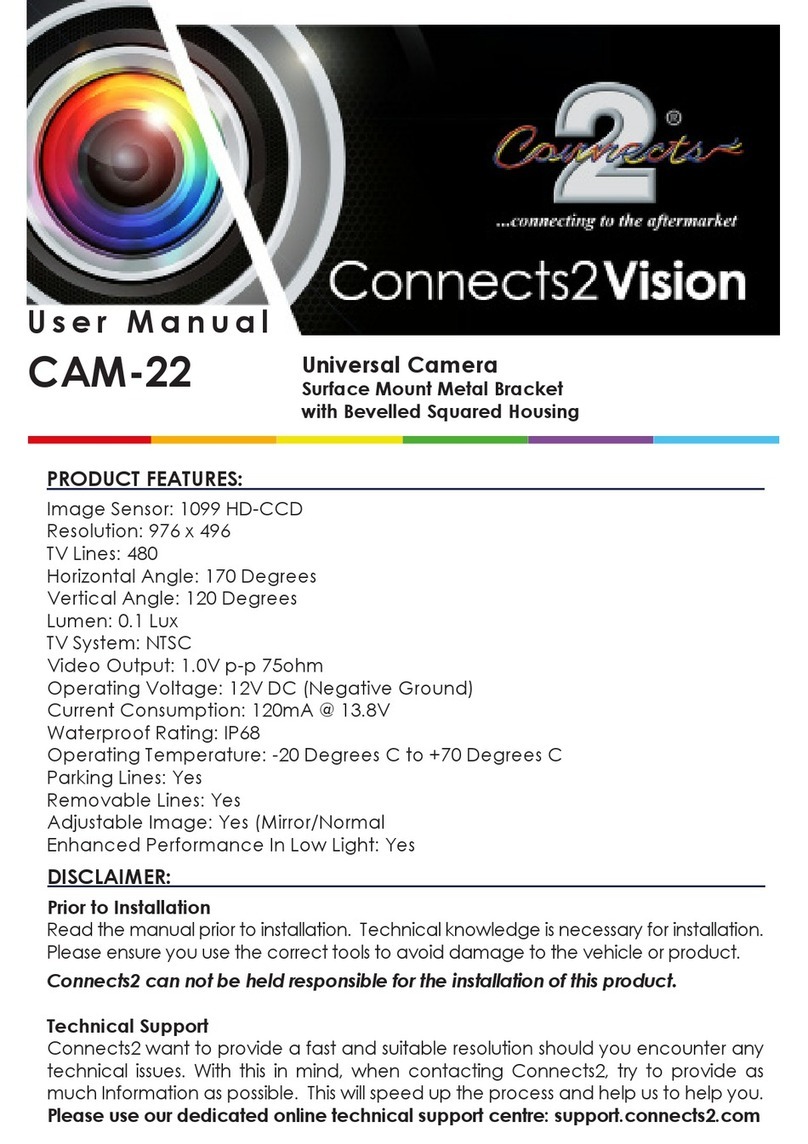 Connects2 Connects2Vision CAM-22 User manual