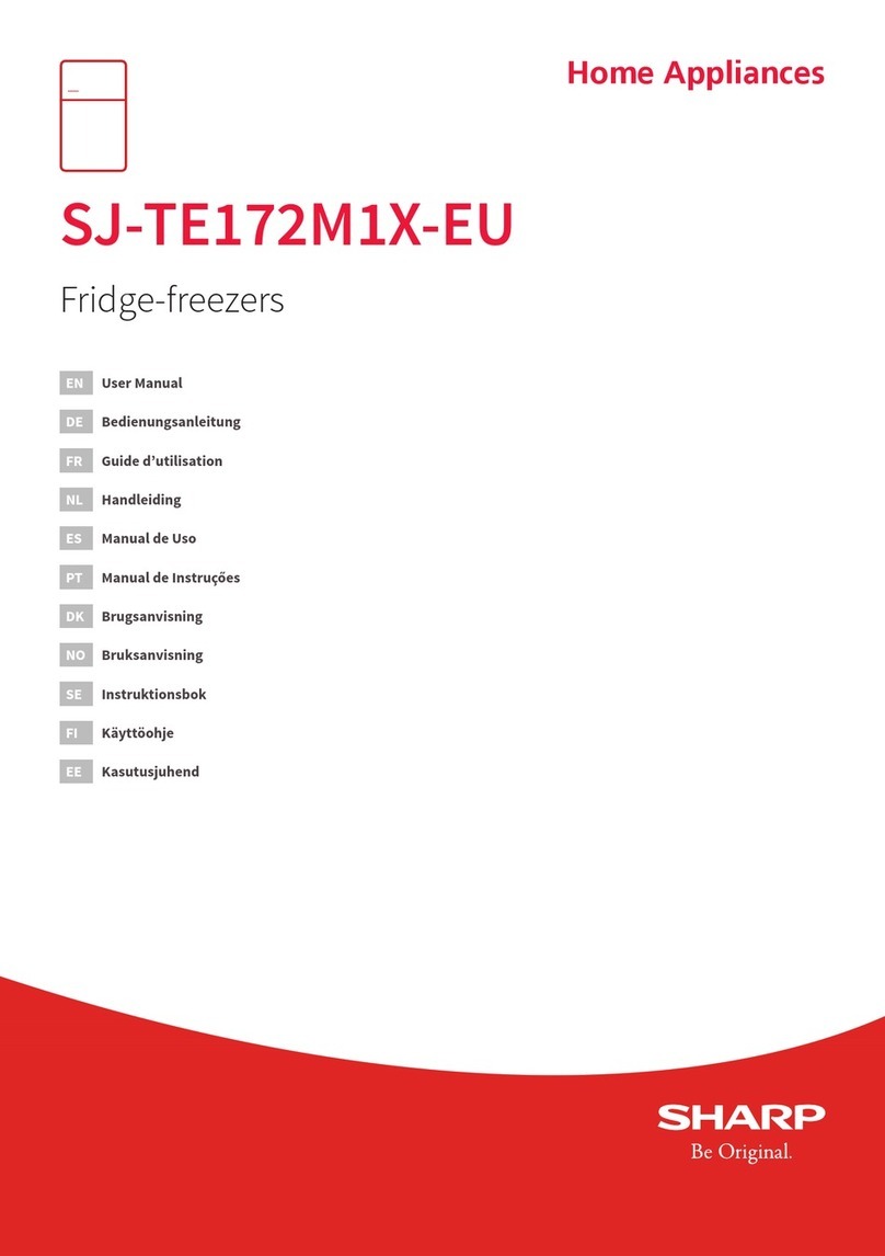 Sharp SJ-TE172M1X-EU user manual