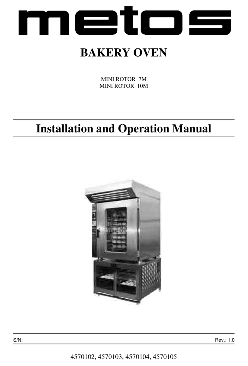 Metos MINI ROTOR 7M Installation and operation manual