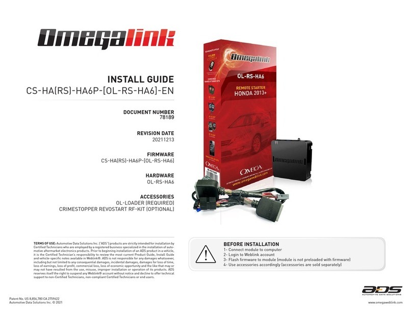ADS OL-RS-HA6 User manual
